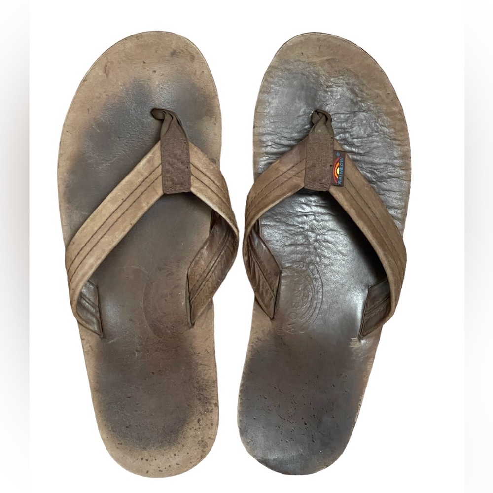 Rainbow sandals. Mens size XL (11-12)